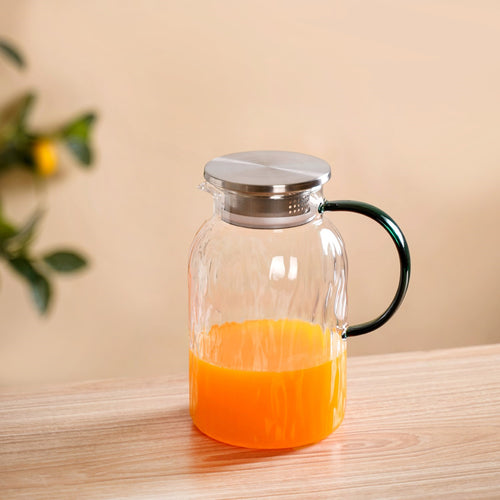 Ribbed Glass Jar 1550ml