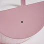 Ribbed Hanging Planter Set Of 2 Dusty Pink