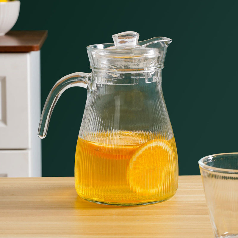 Ribbed Jar With Tumbler Set Of 5