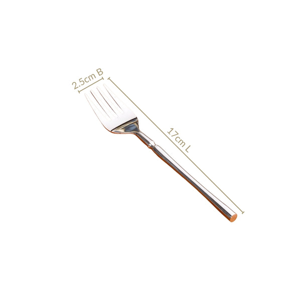 Minimalist Stainless Steel Fork Set Of 6