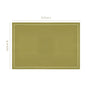 Ripple Edge Green 6 Seater Cotton Table Cloth 217x163cm
