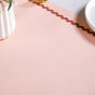 Ripple Edge Peach Cotton Table Runner 183x36cm