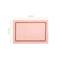 Ripple Edge Peach Set Of 6 Reversible Cotton Placemats