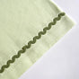 Ripple Edge Set Of 4 Green Cotton Napkins