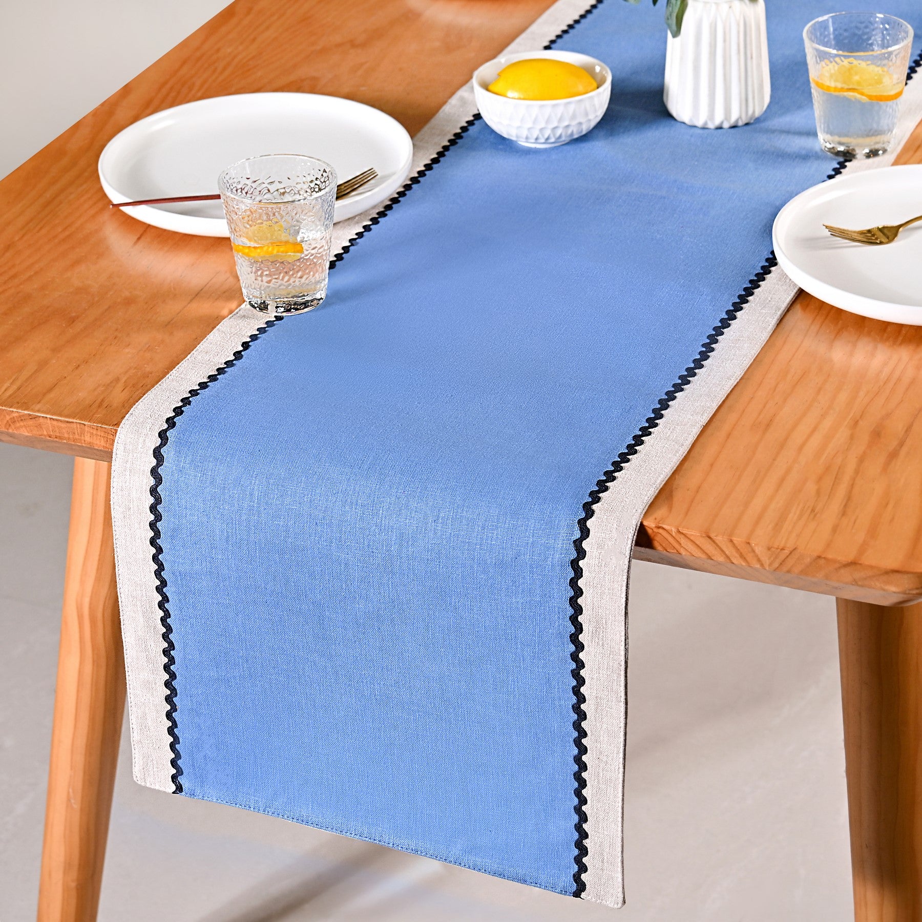 Ripple Edge Table Runner 181x40cm