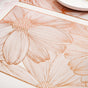 Rose Gold Blooming Flower Table Mat Set Of 6