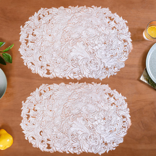 Rose Luxe Round Tablemat Set Of 6