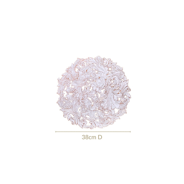 Rose Luxe Round Tablemat Set Of 6