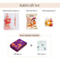 Rose Rakhi Lumba Set For Bhaiya And Bhabhi