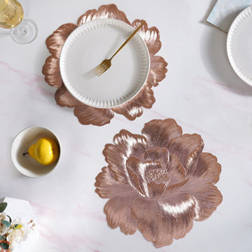 Rose Radiance Petal Placemat Set Of 6