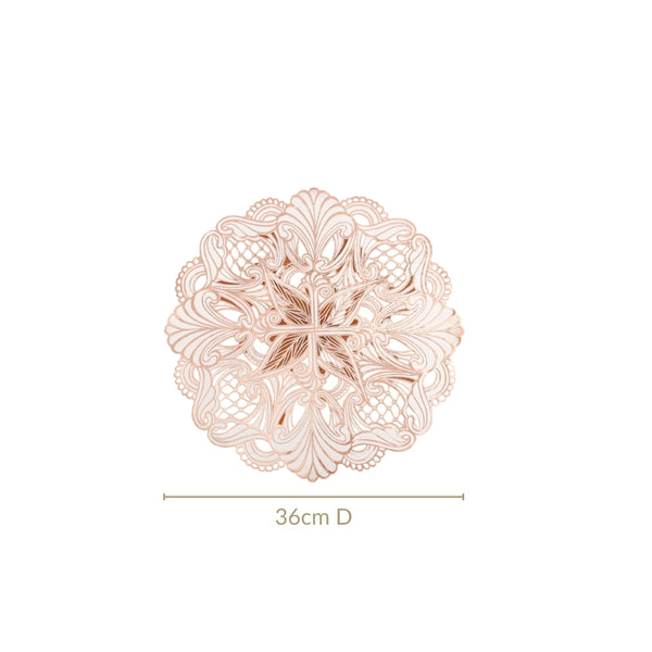 Rosegold Reverie Placemat Set Of 6