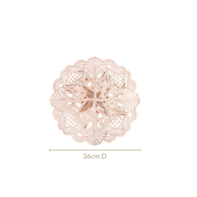 Rosegold Reverie Placemat Set Of 6
