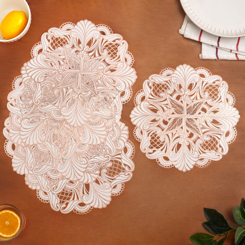 Rosegold Reverie Placemat Set Of 6