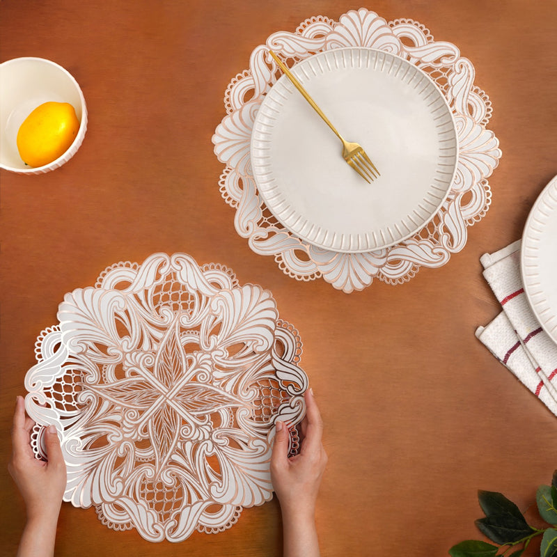 Rosegold Reverie Placemat Set Of 6