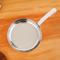 Round Stainless Steel Serving Pan With Hammered Body Set Of 3