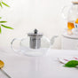 Round Transparent Teapot With Strainer 800ml