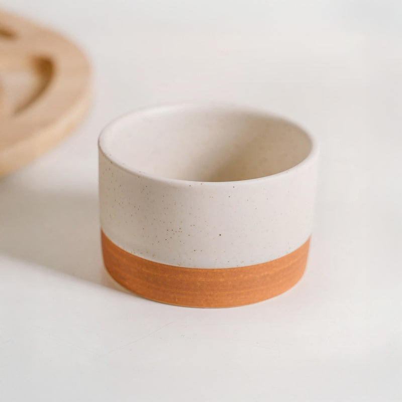 Round Serving Tray With Bowls Set Of 4 33x25cm