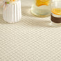 Running Stitch Grid 8 Seater Cotton Table Cover 274x152cm