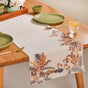 Rustic Charm Wild Berry Cotton Table Runner