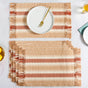 Rustic Cotton Placemat Set Of 6