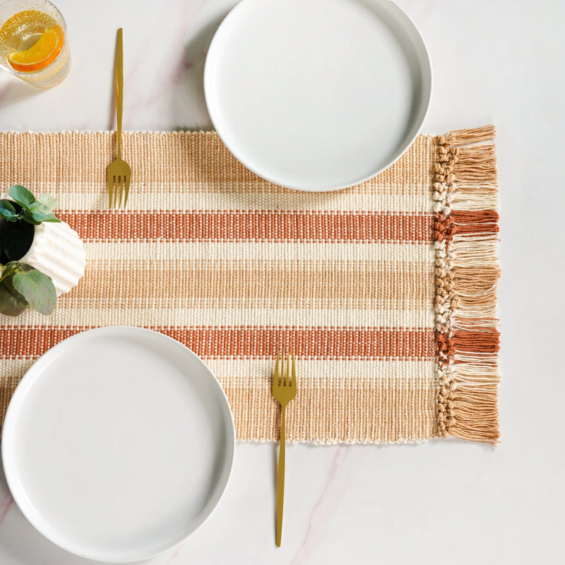 Rustic Cotton Runner 180x33cm