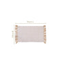 Rustic Jute And Cotton Floor Mat 96x50cm