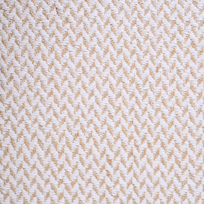 Rustic Jute And Cotton Floor Mat 96x50cm