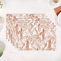 Mocha Fern Cotton Tablemat Set Of 6