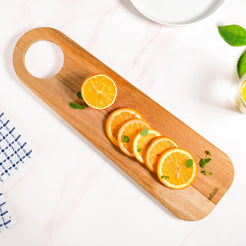 Rustic Acacia Charcuterie Serving Board