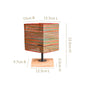 Rustic Colourful Lamp With Gold Zari Work