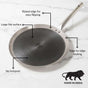 Non Stick Triply Induction Safe Honeycomb Dosa Tawa 32cm