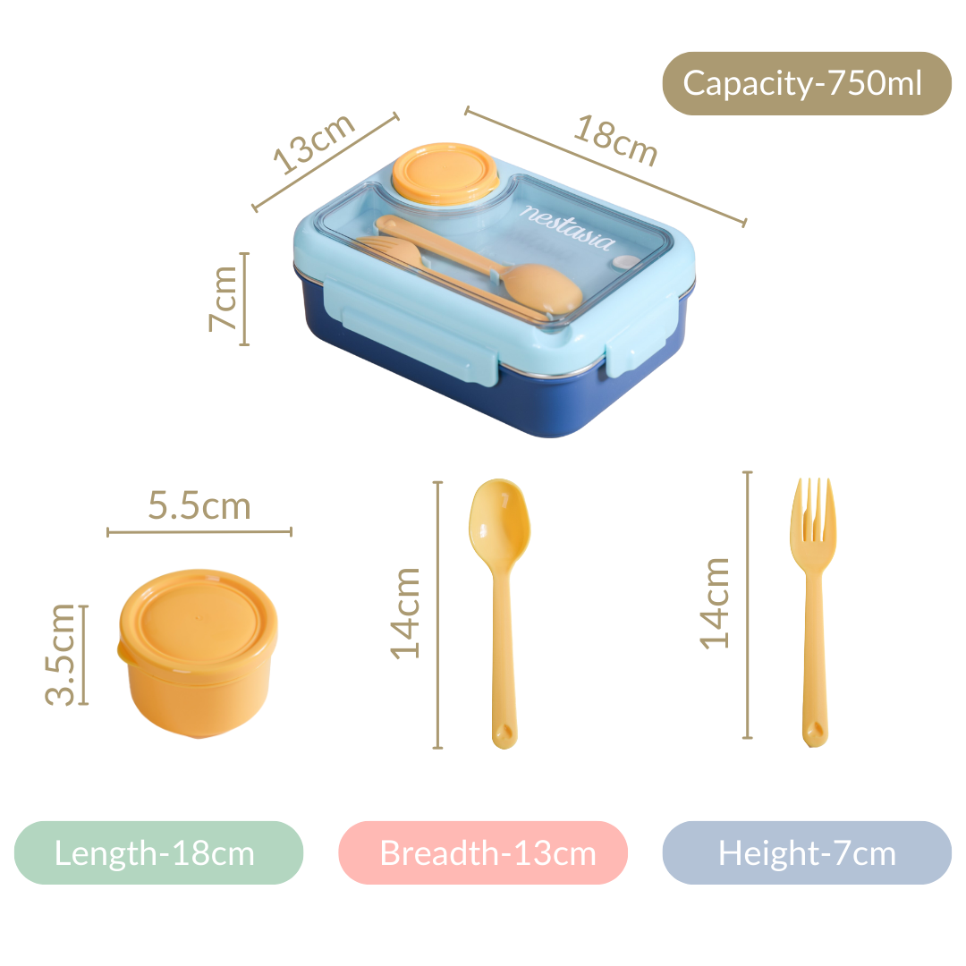 Black and Friday Deals 50% Off Clear Clear Lunch Box Kids,Bento Box Adult Lunch  Box,Lunch Containers for Adults/Kids/Toddler,1100ML-2 Compartment Bento  Lunch Box,Built-In Reusable Spoon & 