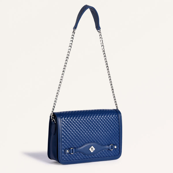 Blue Soi Tresse Menue Sling Bag