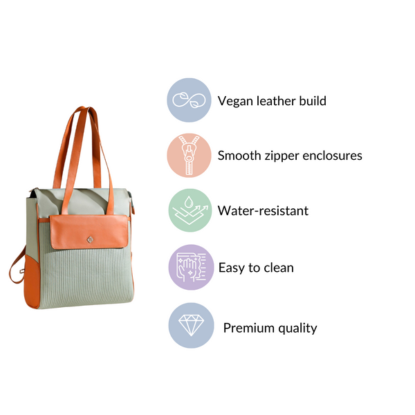 2-In-1 Convertible Tote Bag And Backpack