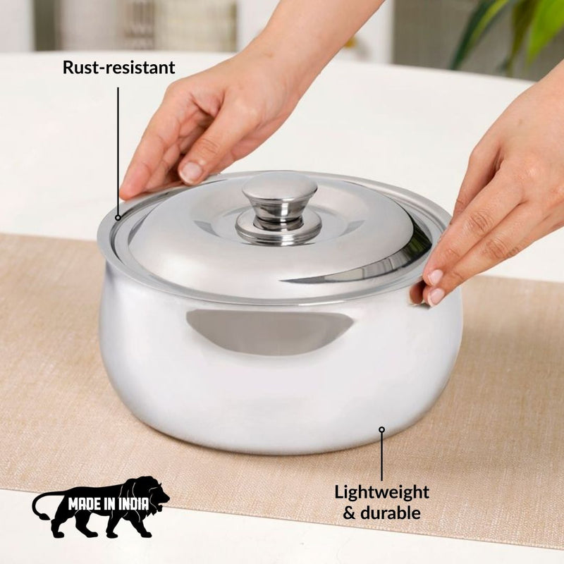 Stainless Steel Casserole 1000ml