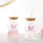Butterfly Beverage Tumbler Set Of 2 With Straw 500ml