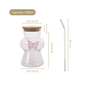 Butterfly Beverage Tumbler Set Of 2 With Straw 500ml
