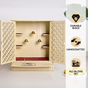 Sacred Pooja Mandir Large With Puja Thali Aasan And Ghanti