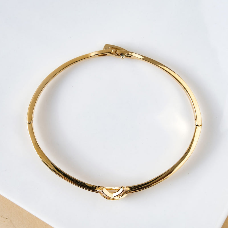 Sacred Sparkle Cross Bracelet Gold