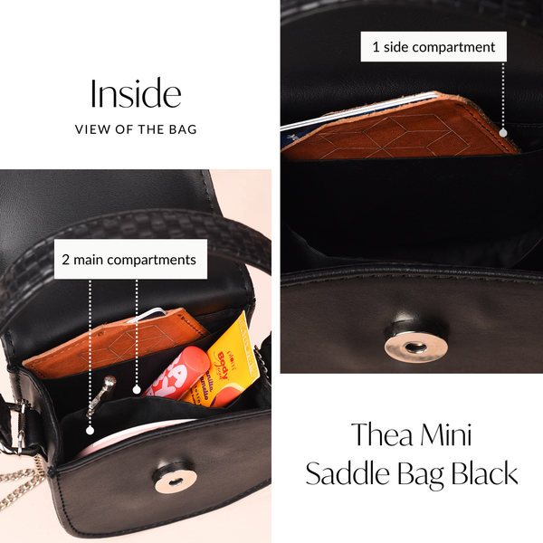 Thea Mini Saddle Bag Black