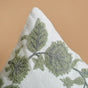 Sage Bloom Cotton Canvas Cushion Cover