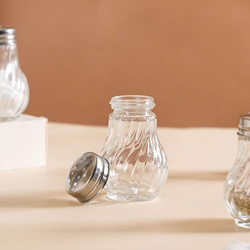Refillable Salt And Pepper Shakers Set Of 6