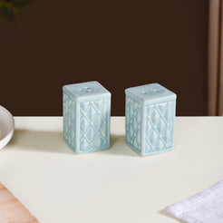 Ceramic Salt And Pepper Shaker Set Mint Green