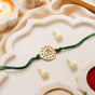Om Pure Brass Rakhi Gift Set