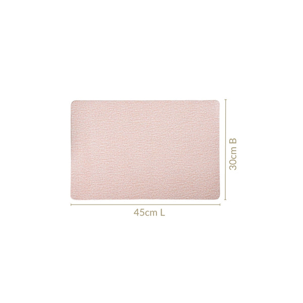 Sand Hue Textured Placemat Set Of 6