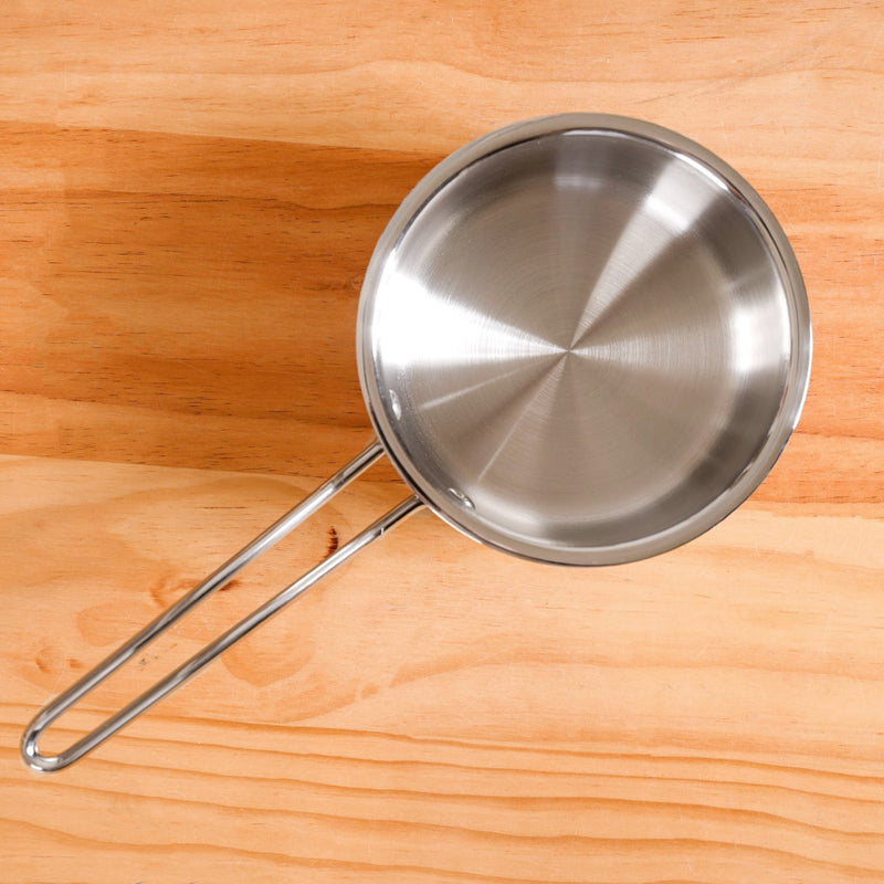 Sandwiched Tri Ply Stainless Steel Saucepan 1500ml