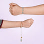 Sapphire Lotus Rakhi Lumba Gift Set