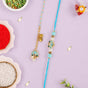 Sapphire Lotus Rakhi Lumba Gift Set
