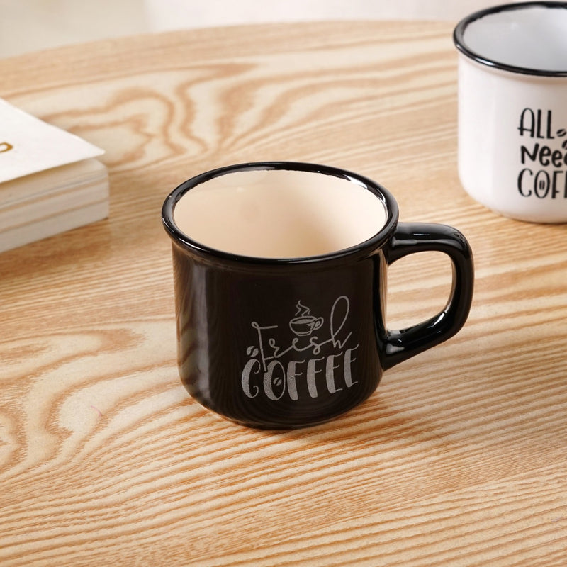 Sassy Brew Quotes Coffee Cup Set Of 4 170ml