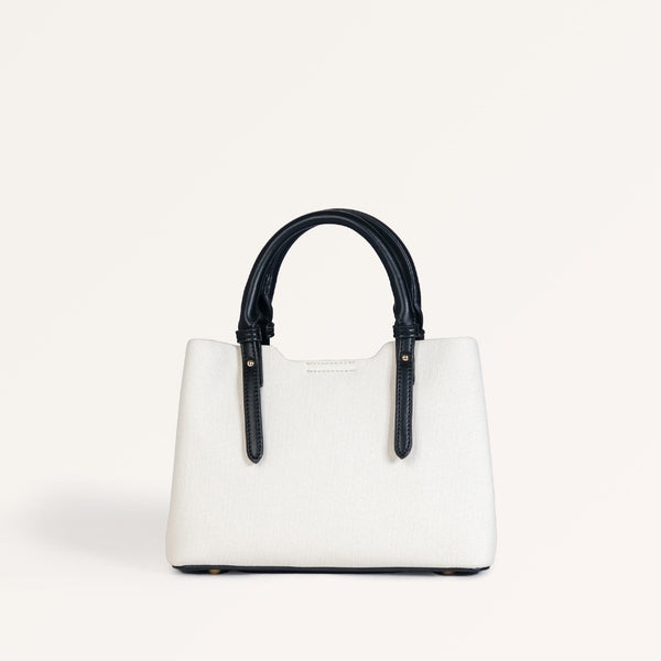 Luma Black And White Handbag